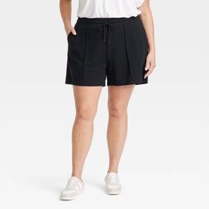 Ava‎ & Viv NWT Women's High-Rise Midi Pull-On Shorts Size 1X